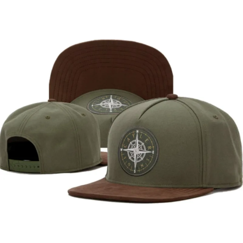 יוניסקס היפ הופ כובע בייסבול שטוח שוליים כובע אריג כובע בציר העליון השטוח כובע רקום מתכוונן כובע Snapback - 1