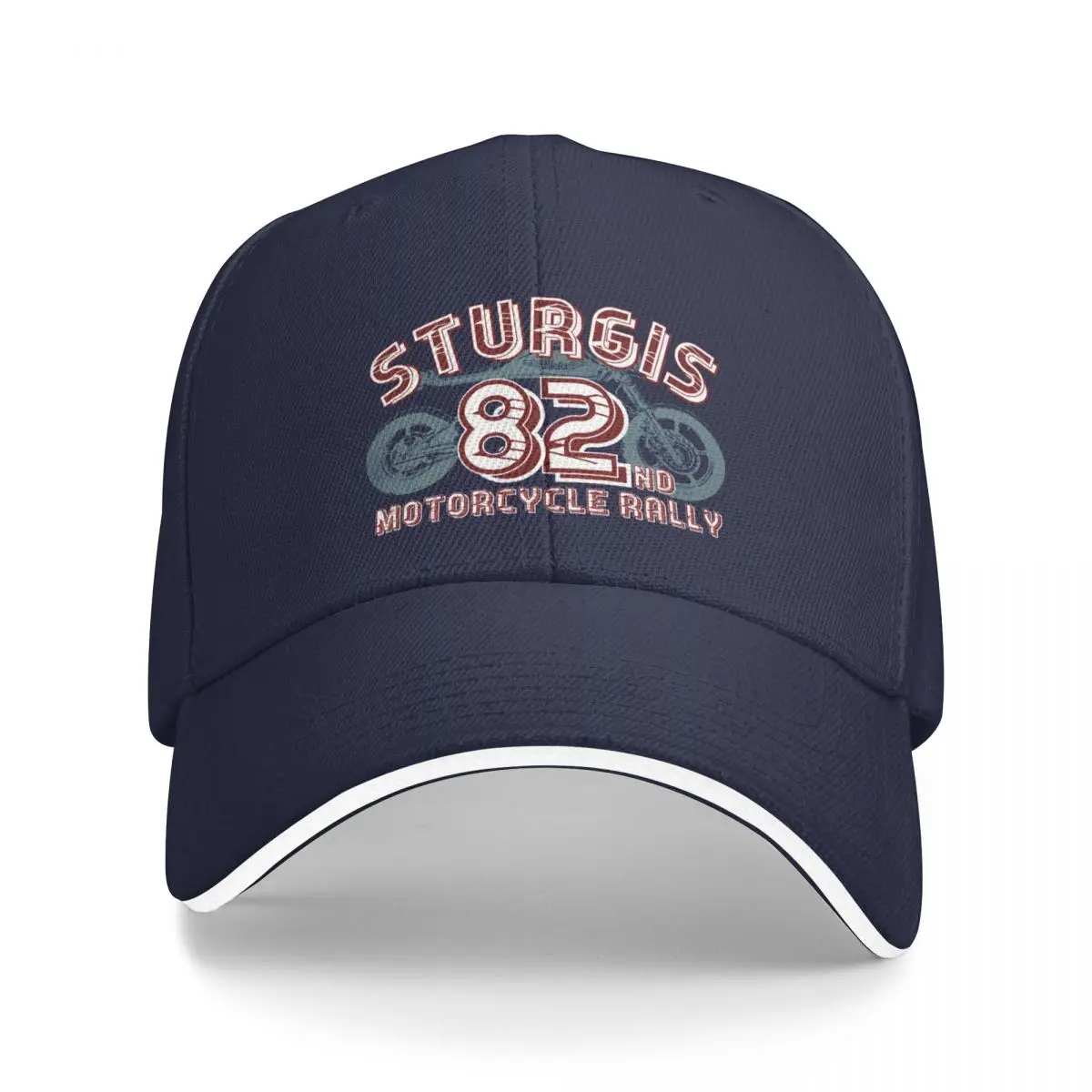 כלי התזמורת 82 לסטרגיס אופנוע ראלי 2022 אדום כובע בייסבול כובע המצחייה איש של חורף כובע של הנשים. - 1