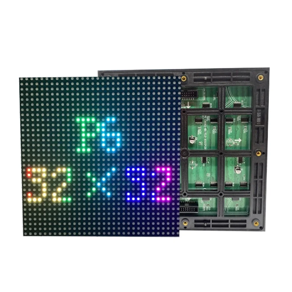 מכירה מיוחדת בצבע מלא P6 חיצוני LED מודול HUB75 ממשק SMD 1/8 הסריקה הנוכחית גודל 192*192mm - 1