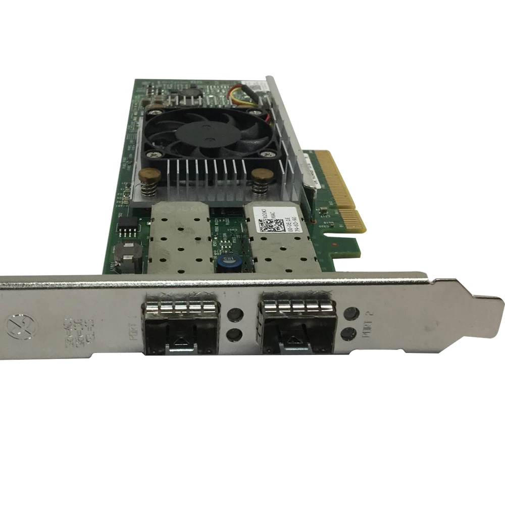 מקורי BCM57810S 0N20KJ 0Y40PH 57810 10GB כפול יציאת PCI-E SFP+ כרטיס רשת N20KJ Y40PH כרטיס רשת Ethernet/ כרטיסי רשת - 1