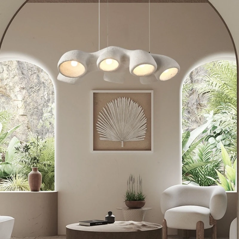 נורדי מעצב מינימליסטי מסעדה שרף נברשת בסגנון יפני לסלון חדר האוכל נברשת - 1