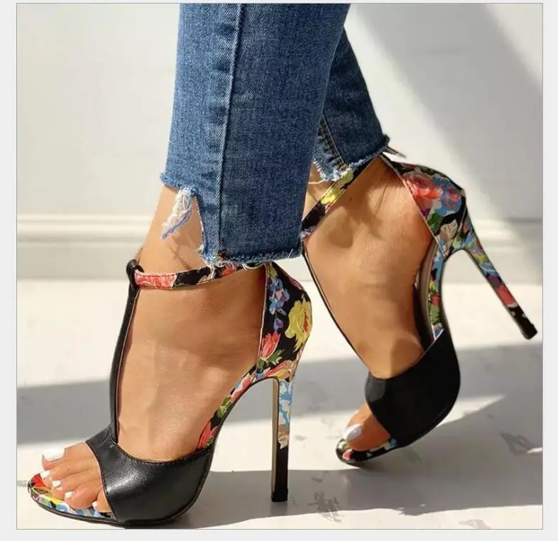 נשים חדשות משאבות אביב סתיו המשרד נעליים לנשימה חלול החוצה התאמת צבע מגפי העקב אישה פלטפורמת עקבים מסיבת חתונה נעליים - 1