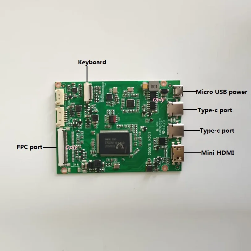 ערכת עבור LP173WFG-SPB2 LP173WFG-SPB3 LP173WFG-SPD2 1920X1080 לוח EDP בקר לוח Mini-HDMI תואם מסוג-C Micro USB LED - 1