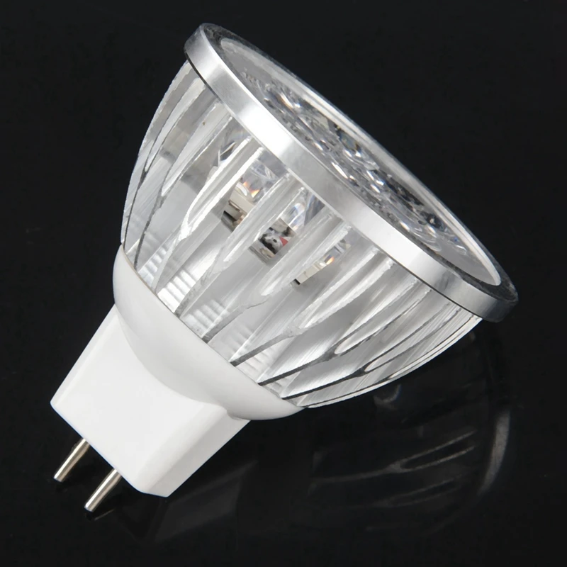 6X 4W Dimmable נורת LED MR16/3200K לבן חם LED אור הזרקורים/50 וואט שווה ערך דו Pin GU5.3 בסיס/330 לומן 60 מעלות - 2