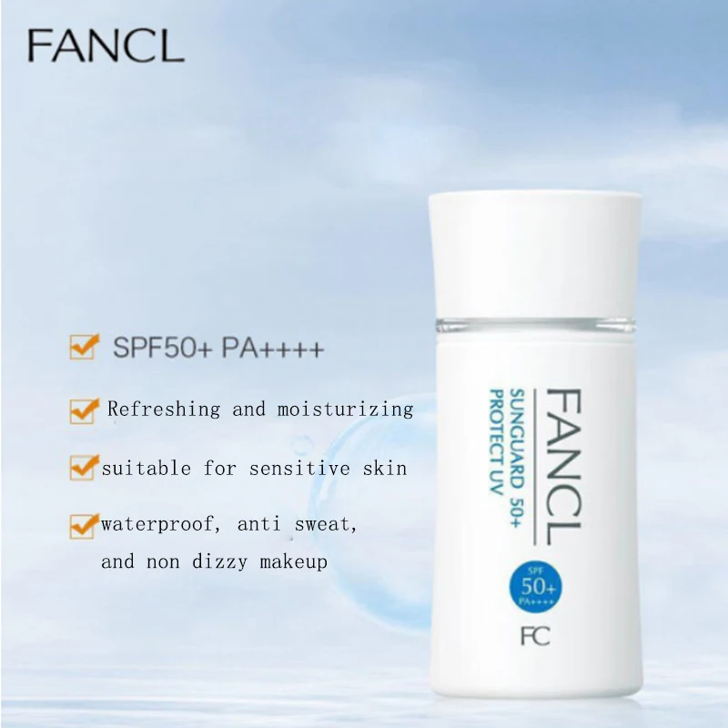 Fancl Sunguard קרם הגנה SPF50+ PA++++ 60ml עבור הפנים, הגוף להתנגד שמש קלה, ללא מעצבן מרענן ולא שמנוני - 2