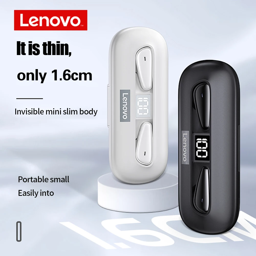 Lenovo XT95 TWS אוזניות Bluetooth Touch Control Mini Wireless אוזניות עם מיקרופון דיגיטלי תצוגה אוזניות ספורט אוזניות אוזניה - 2