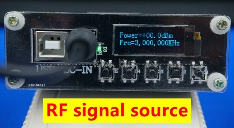 OLED דיגיטלי ADF4351 35MHZ-4.4 GHZ אות מחולל תדר האות מקור רדיו מגבר - 2