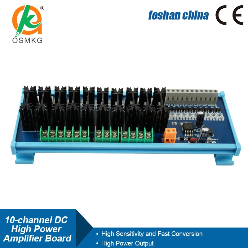 OSM 10-ערוץ מתח גבוה PLC DC לוח מגבר ללא מגע תעשייתי הרחבת הלוח - 2