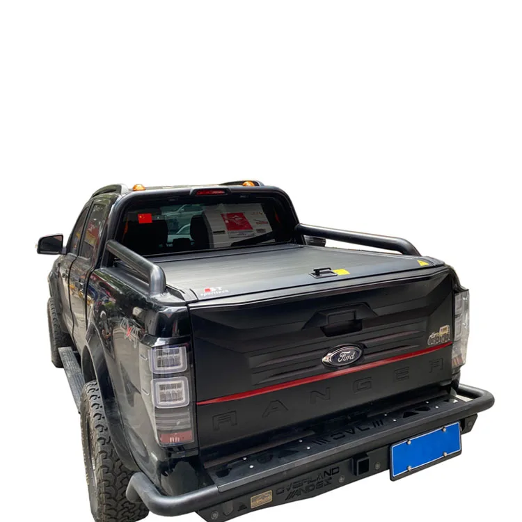 Wildtrak הרכב סגסוגת אלומיניום tonneau מכסה להרים משאית קשה כיסוי מיטה על F150 פורד ריינג ' ר - 2