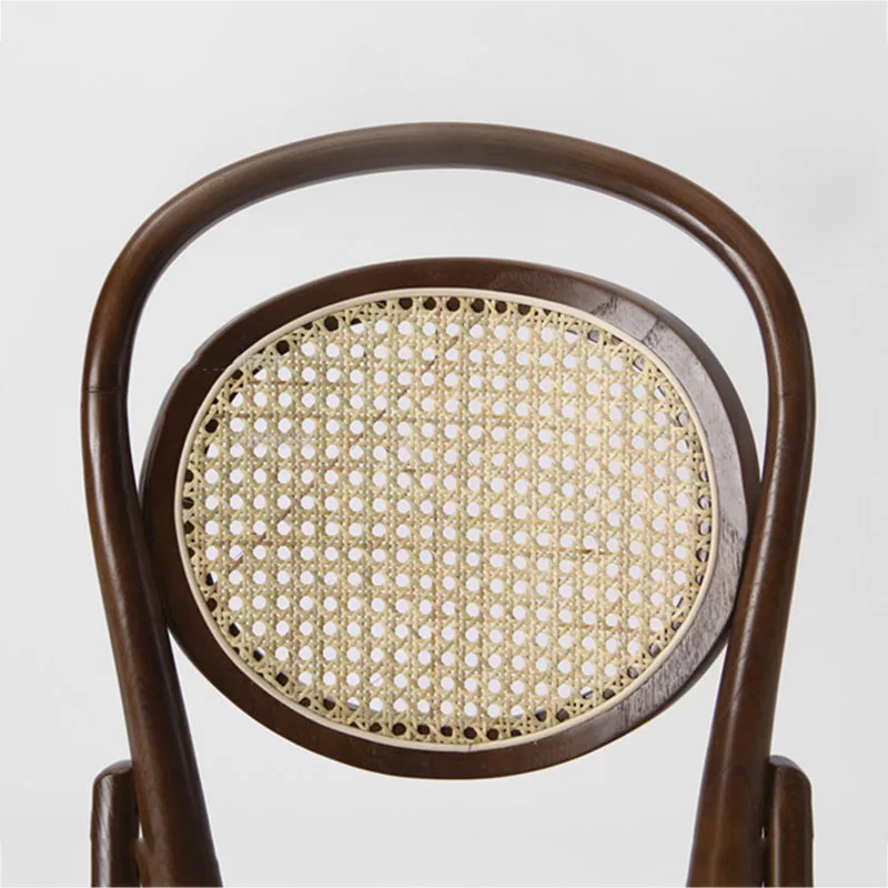אור יוקרה מעץ מלא לסלון כיסאות נורדי ריהוט ביתי פנאי סלון איפור הכיסא הביתה יחיד קש ספה כסא - 2