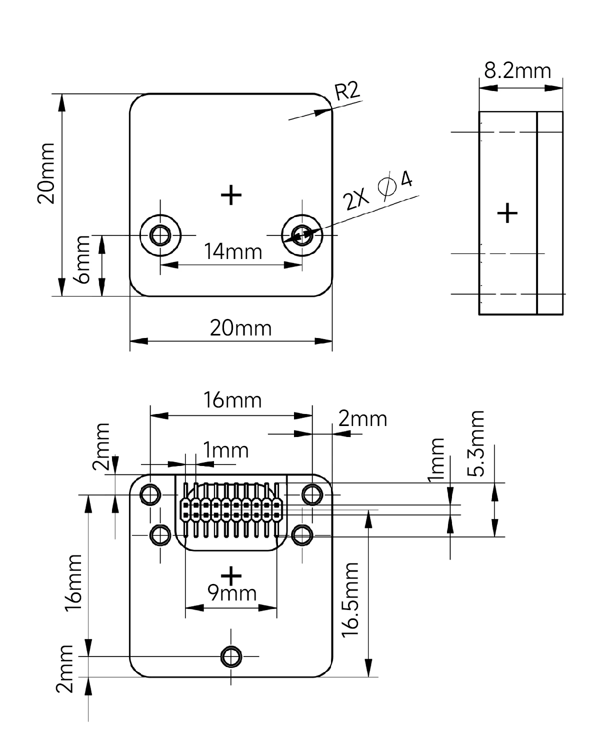 דיוק גבוה Inclinometer HWT906 1000Hz צבאית תאוצה+מצפן דיגיטלי+ג ' יירו,עם Temperaturer פיצוי - 2