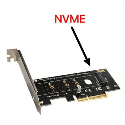 החדש PCI-E PCI Express 3.0 X4 כדי NVME מ. 2 מ ' מפתח NGFF SSD pcie M2 מתאם כרטיס riser - 2