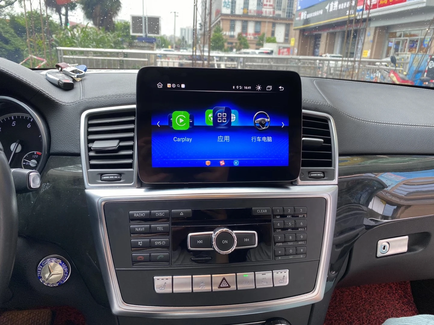 מולטימדיה לרכב סטריאו רדיו נגן לרכב DVD ניווט GPS עבור מרצדס בנץ GL350 ML W166 GL X166 ML300 ML350 ML400 ML550 - 2