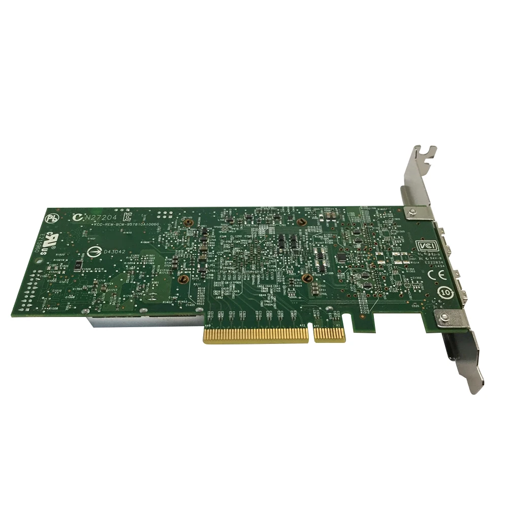 מקורי BCM57810S 0N20KJ 0Y40PH 57810 10GB כפול יציאת PCI-E SFP+ כרטיס רשת N20KJ Y40PH כרטיס רשת Ethernet/ כרטיסי רשת - 2
