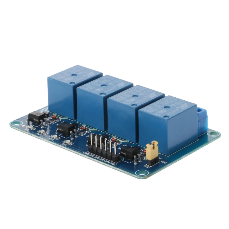 משלוח חינם 12V 4 ערוץ ממסר מודול עם Optocoupler פלט ממסר 4 דרך ממסר מודול עבור Arduino - 2