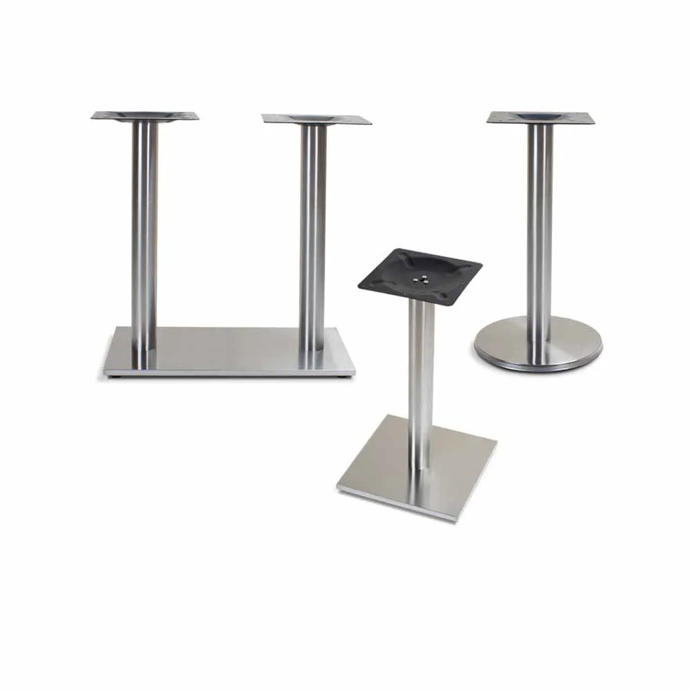 שולחן צד אביזרי נירוסטה מוברש הרגליים של השולחן קינוח חנות האוכל השולחן רגלי השולחן רגלי מתכת לעמוד - 2
