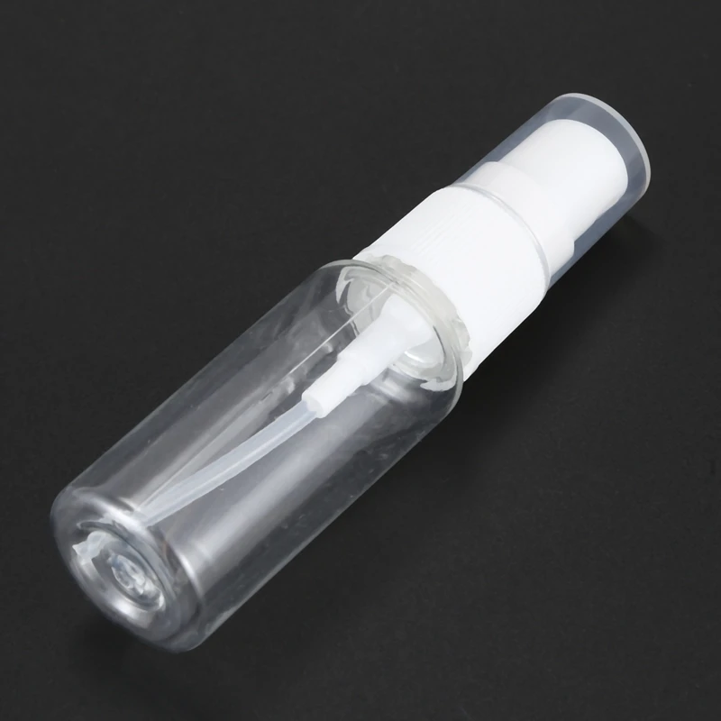 150X ריק פלסטיק שקוף בסדר ריסוס ערפל בקבוקים עם מטלית ניקוי מיקרופייבר, 20Ml למילוי המיכל - 3