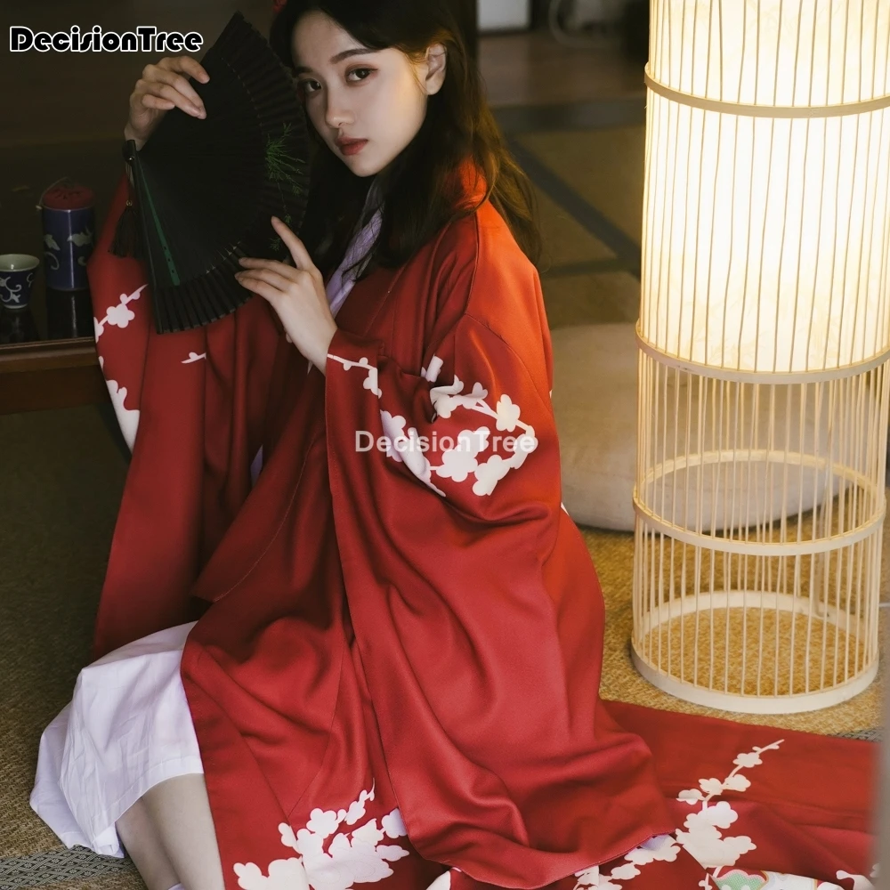 2022 קימונו יפני מסורתי תחפושת גיישה נשים שמלה סקסית יפן קימונו לנשים haori יאקאטה קוספליי יפני השמלה - 3