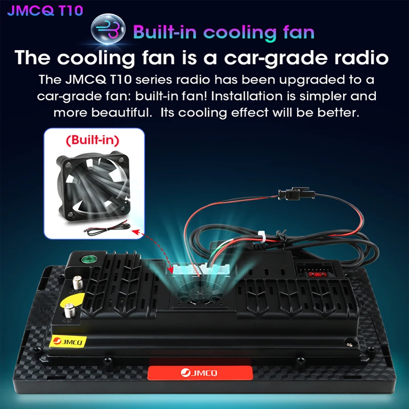 JMCQ 2Din אנדרואיד 12 רדיו במכונית עבור מיצובישי נוכרי xl 3 2012-2018 ניווט GPS סאב מולטימדיה נגן וידאו Carplay - 3