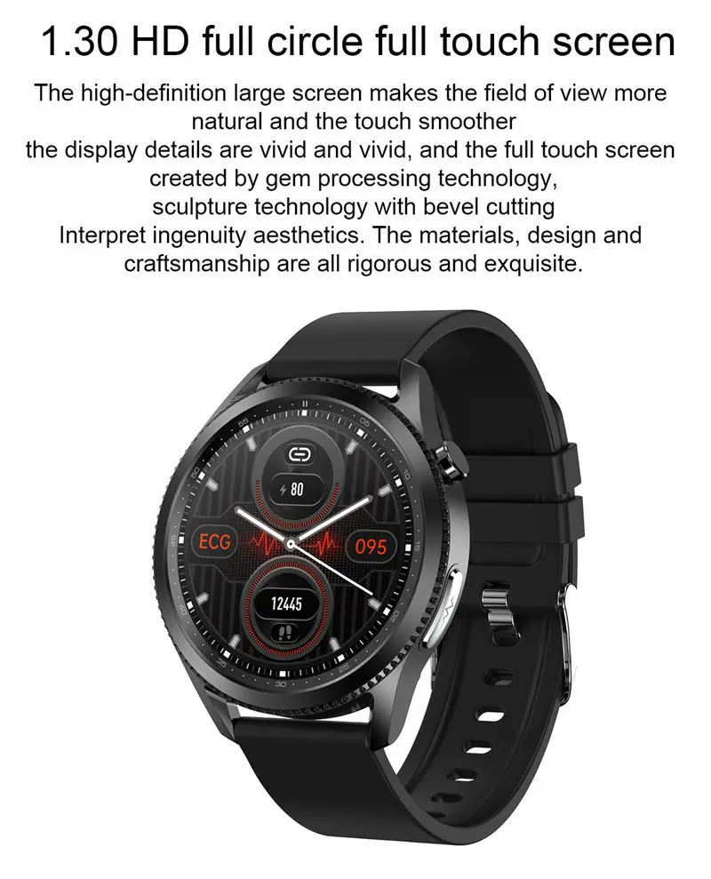 Lenovo שעון חכם נשים החמצן בדם, לחץ א. ק. ג מוניטור לבריאות עמיד למים ספורט גברים צמיד Smartwatch - 3