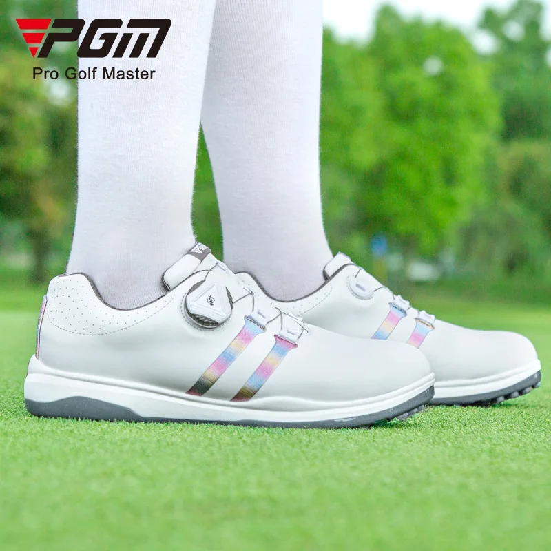 PGM נשים נעלי גולף עמיד נגד החלקה של נשים קל משקל, רך לנשימה נעלי נשים מזדמנים ידית רצועת ספורט XZ208 - 3