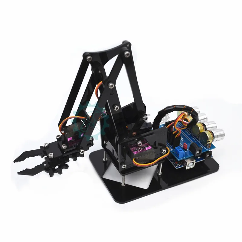 SG90 MG90S גזע 4 עומק השדה זרוע הרובוט ערכת היד המכנית הצבת ערכת PS2 או ידית בקרה עבור Arduino זרוע הרובוט ערכת DIY תכנות הרובוט - 3