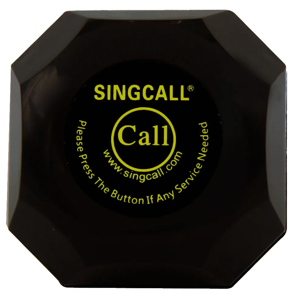 SINGCALL מסעדה אורח זימון מתקשר מערכת, לחץ על לחצני שירות, 20pcs שולחן כפתורים 1pc מקלט תצוגת - 3