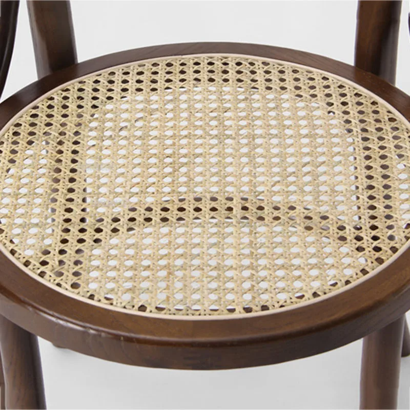אור יוקרה מעץ מלא לסלון כיסאות נורדי ריהוט ביתי פנאי סלון איפור הכיסא הביתה יחיד קש ספה כסא - 3
