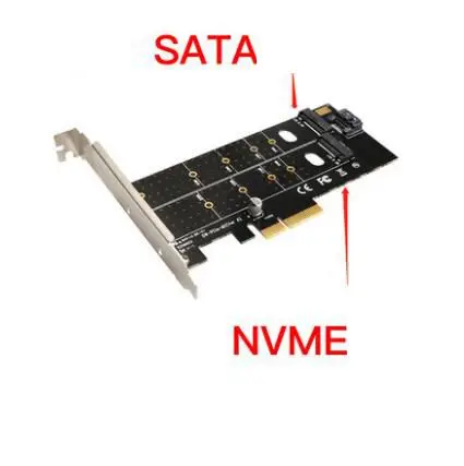 החדש PCI-E PCI Express 3.0 X4 כדי NVME מ. 2 מ ' מפתח NGFF SSD pcie M2 מתאם כרטיס riser - 3