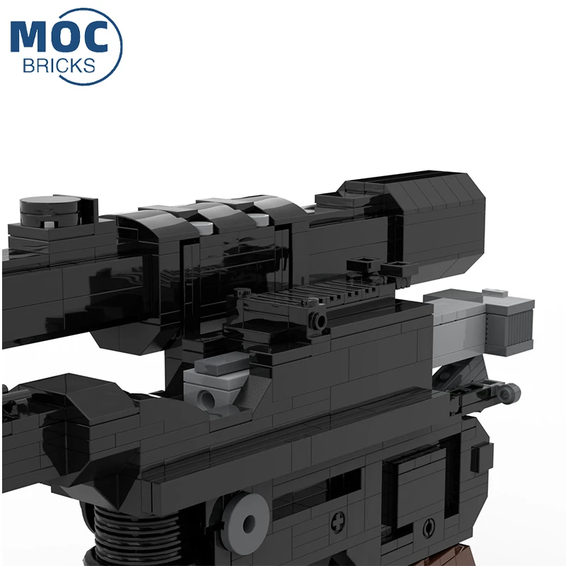 הצבא סדרה MOC נשק DL-44 גל הלם האקדח אבני הבניין המרכיבות מודל DIY ערכת החידה של ילדים צעצועים מתנות - 3