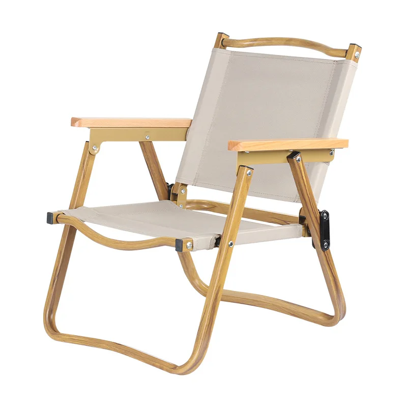חיצונית פנאי מיני קמפינג כיסא מתקפל נייד מתכת פיקניק צואה אופנתי לילדים משענת קטנה כיסאות - 3