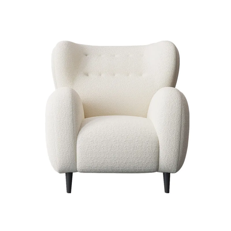 יחיד ספה נוחה הכיסא נורדי כורסה מודרני לבן האירופי סלון כסאות יוקרה במטבח אירועים Sillon רהיטים - 3