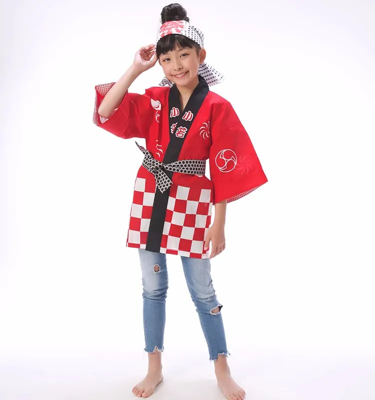 יפנית מסורתית טקס בגדי ילדים קרדיגן הכנס השנתי חגיגת פסטיבל הג ' קט הקיץ פסטיבל - 3