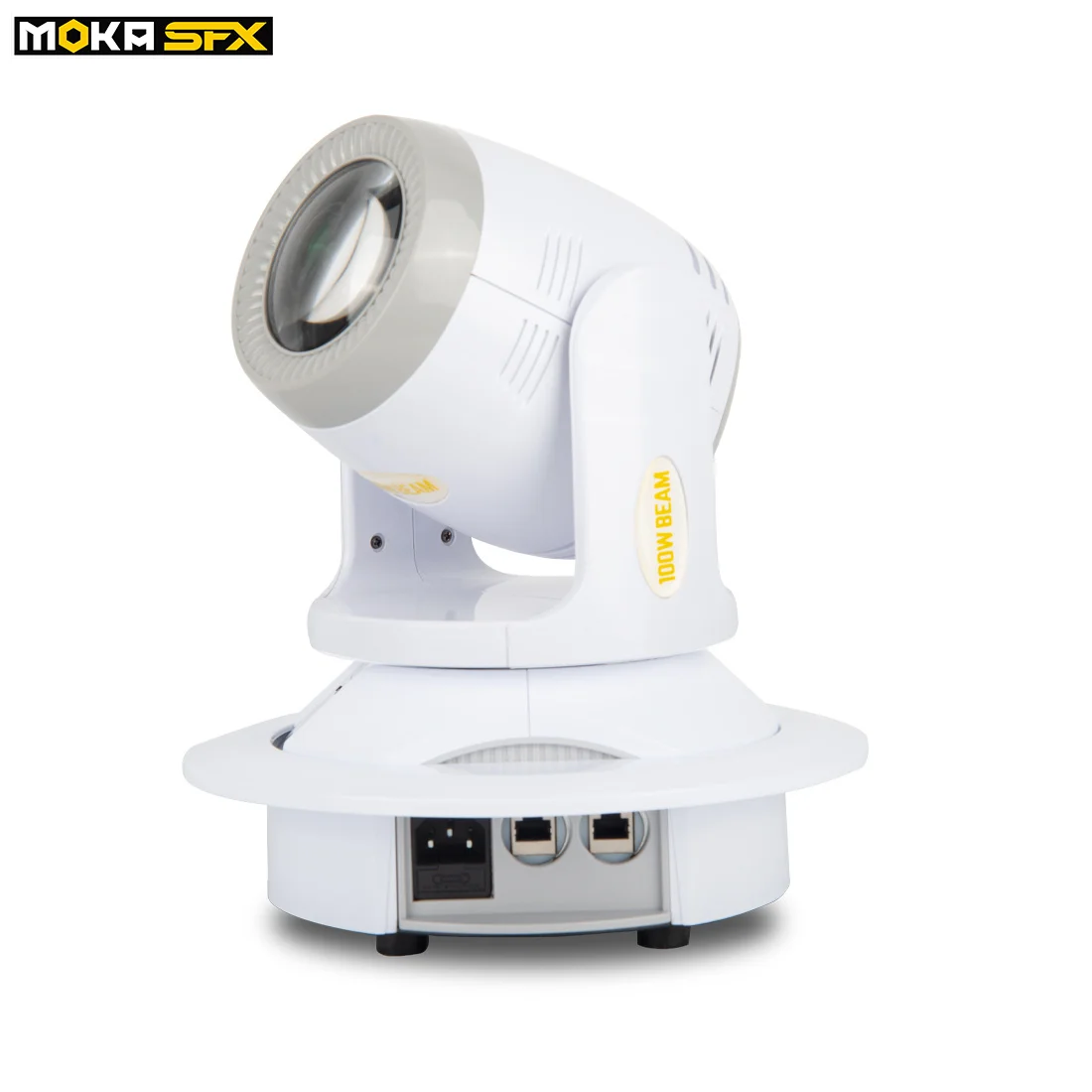 מוקה SFX 100 וואט RGBW קרן הראש נע דיסקו אור DJ LED Gobos תאורה מקצועי KTV הבמה אור שליטה DMX - 3