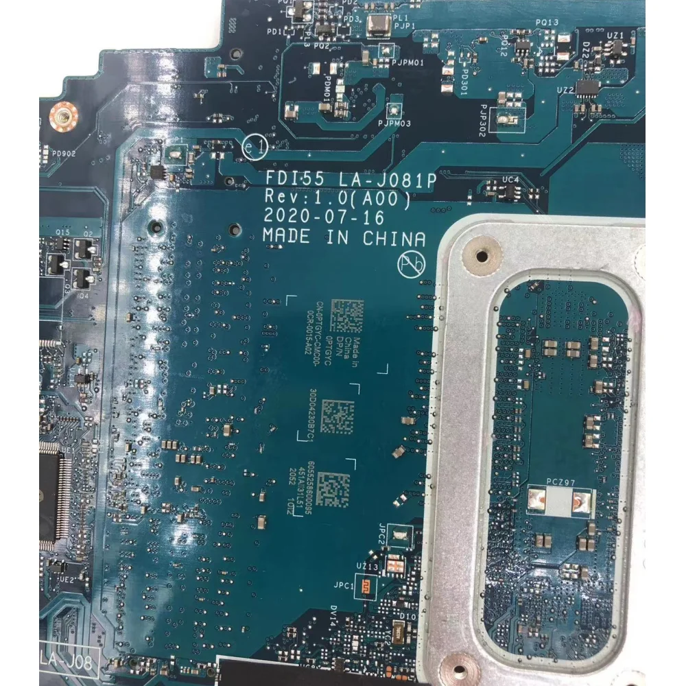 עבור DELL Inspiron 3593 5593 מחשב נייד לוח אם מעבד: i3-1005G1 CN-03DD3K לה-J081P DDR4 המחברת Mainboard - 3