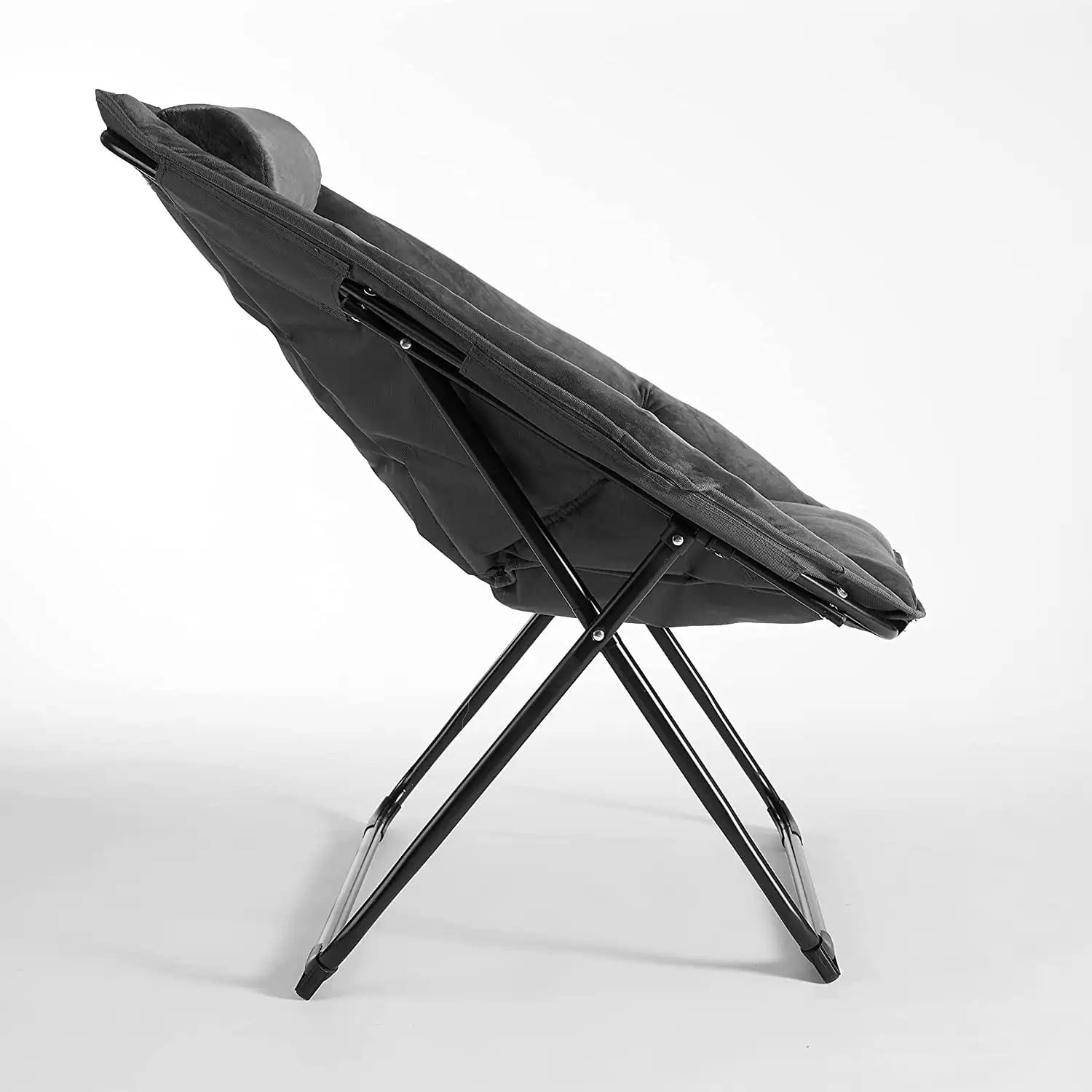 עירוני חנות Micromink הקס, צלחת מעופפת מתקפל, כיסא, שחור - 3