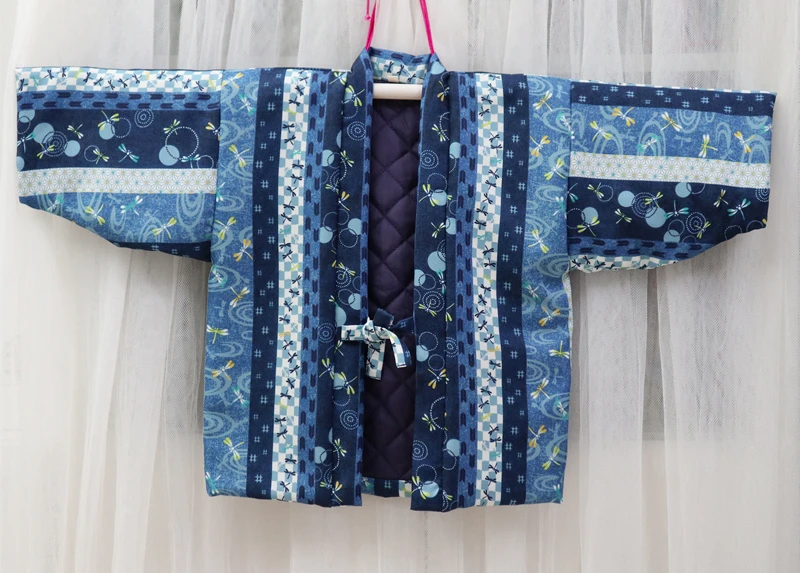 קימונו יפני קרדיגן לילדים החורף המסורתית החמימה יאקאטה Haori בציר אסיה בגדים, פיג ' מה Haori מזדמן הבגדים הביתה - 3