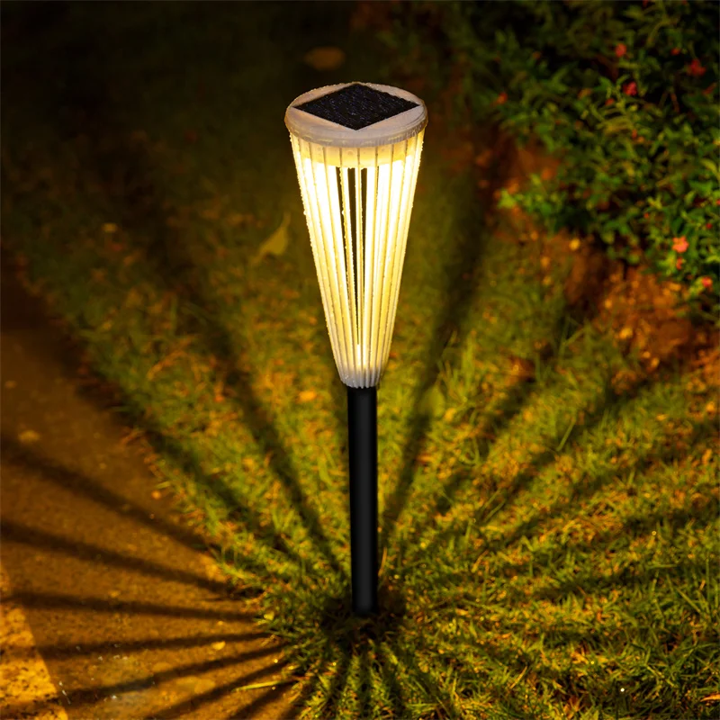 1/2/4/6pcs LED סולארית דשא אור עמיד למים חיצוני גן אור מטריה בצורת דשא מנורת אור על חצר הגן נתיב עיצוב פטיו - 4