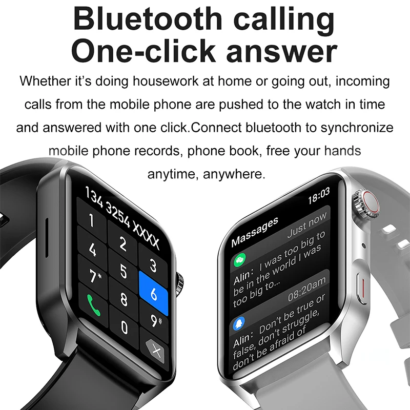 2023 חדש NFC Smartwatch גברים AMOLED HD מסך הצג תמיד את הזמן Bluetooth שיחה IP68, עמיד למים שעון חכם נשים Xiaomi - 4