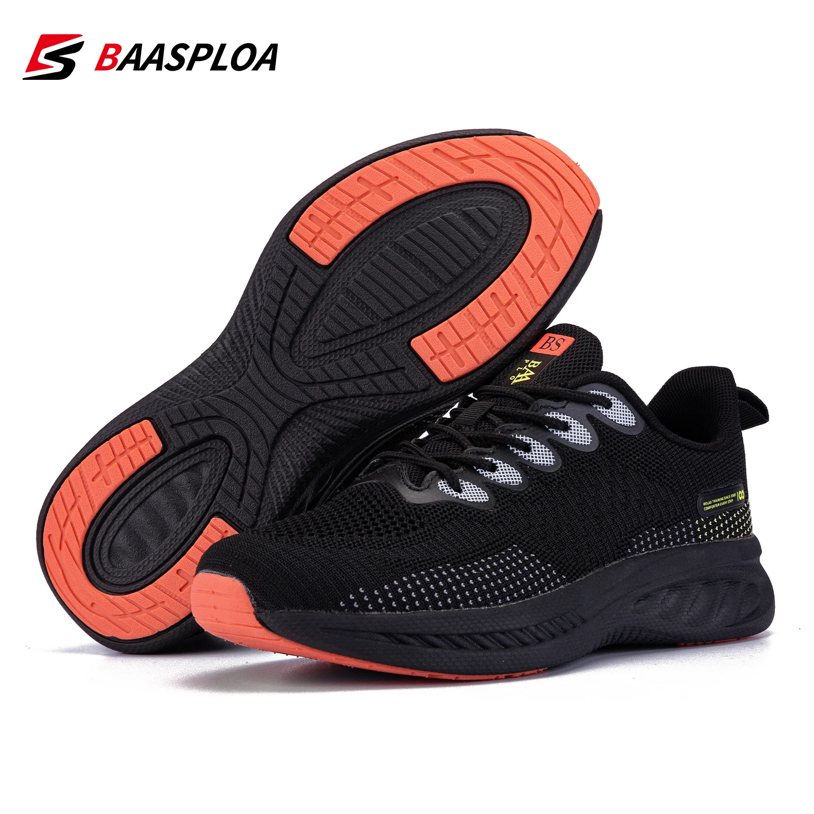 Baasploa 2023 אביב ניו נשים אופנה נעלי ספורט נוחות לסרוג נעלי ריצה נקבה טניס נעלי ספורט קל משקל נעליים מזדמנים - 4