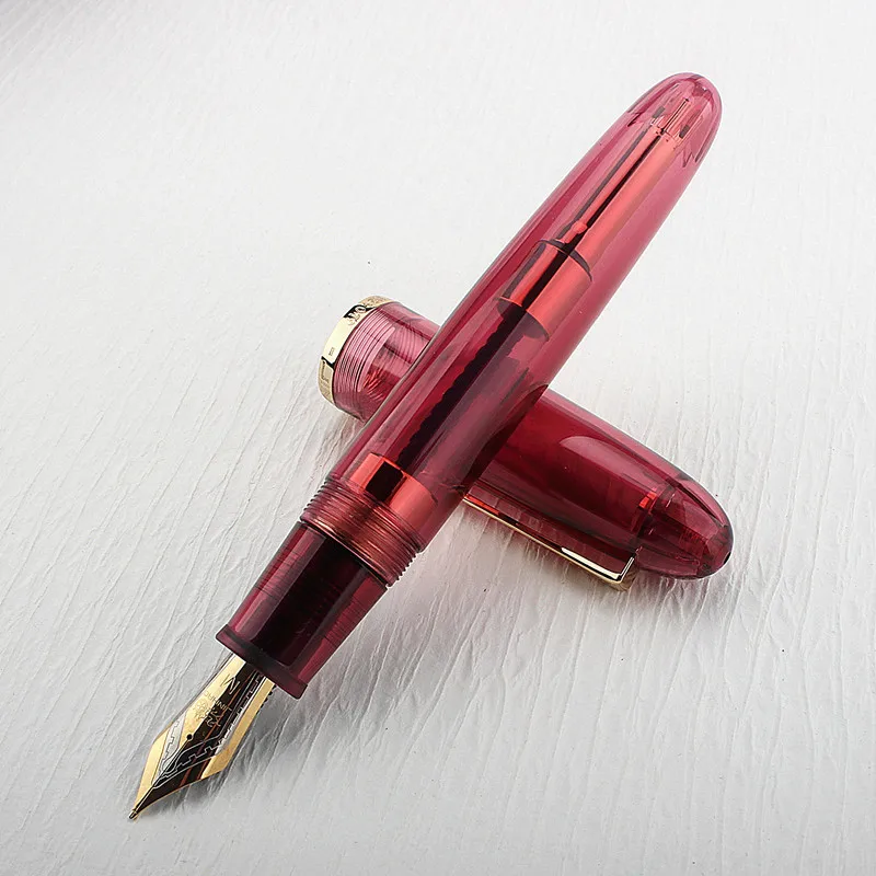 Jinhao 9019 עט נובע EF/F/M החוד, דיו שרף תלמיד בית הספר מכשירי כתיבה עסקית ציוד משרדי מתנה עט - 4