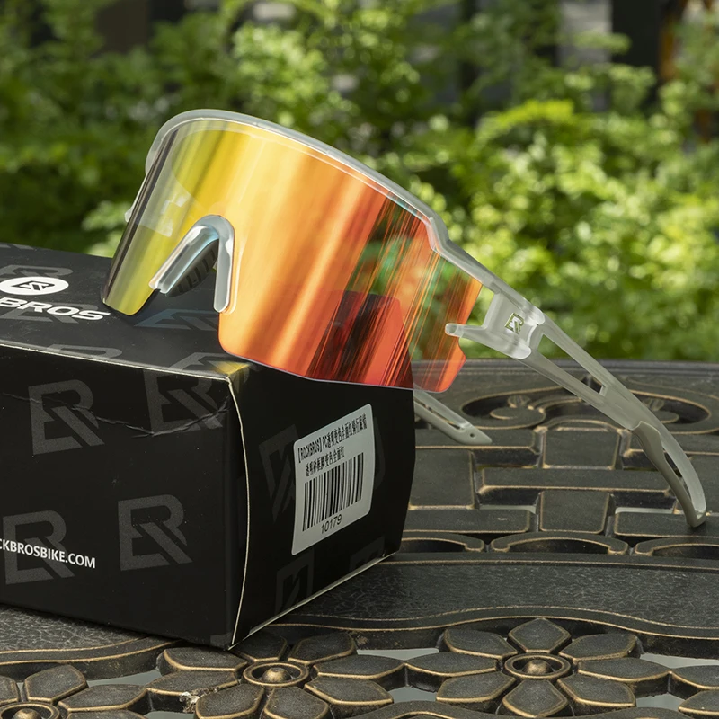 ROCKBROS אופניים משקפיים Photochromic אופניים משקפי הגנה UV400 משקפי שמש משקפי שמש מקוטבות MTB דרך משקפי טיולי אפניים - 4