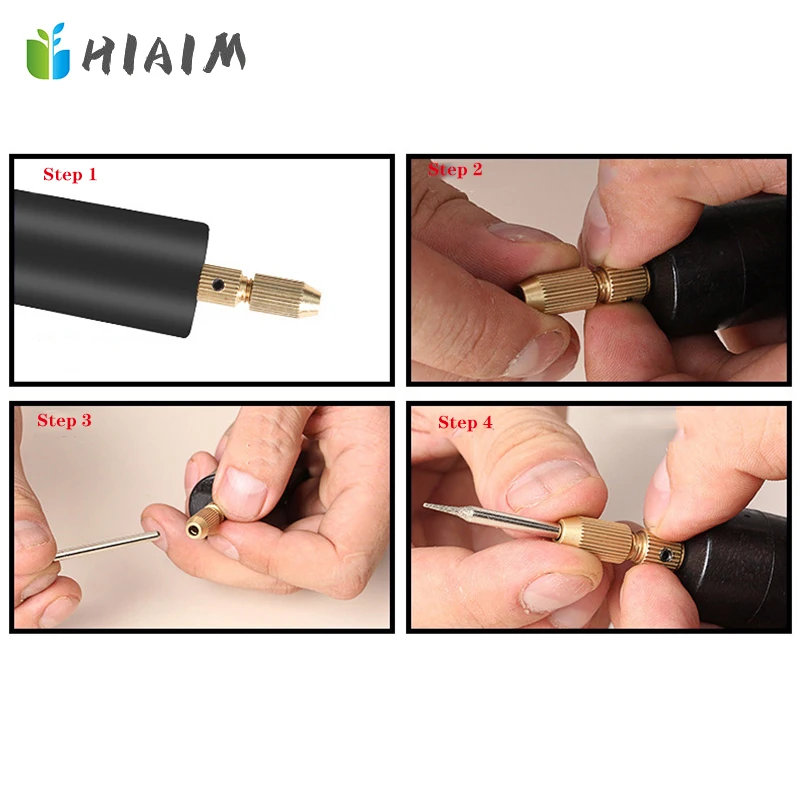 USB זעיר DIY חשמלי מיל מטחנת Dremel עט חריטה חשמלי רוטרי כלי מכונת השחזה Dremel אביזרים כלי חשמל - 4