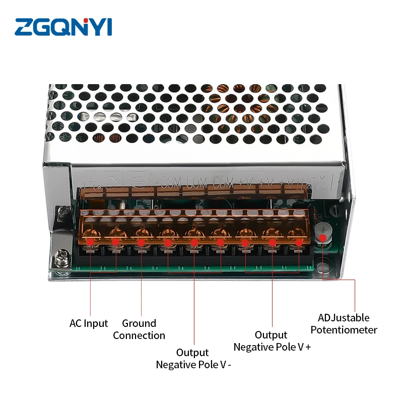 ZGQNYI S-200W ספק כוח 5V תאורה שנאי החלפת מתאם דוחפי LED DC דיוק גבוה פלט עבור ניטור אבטחה - 4