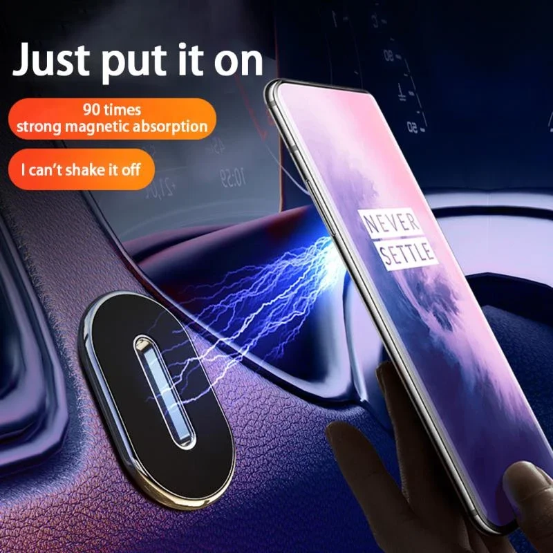 חדש ודק במיוחד רכב מגנטי בעל טלפון מגנט הר טלפון סלולרי נייד לעמוד תמיכה ב-GPS עבור iPhone Xiaomi Samsung טלפון חכם - 4
