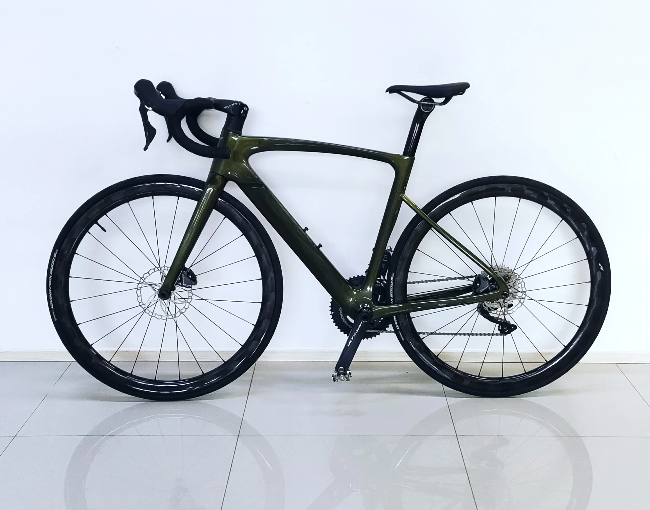 חדש פחמן מסגרות אופני כביש קרבון אופניים מסגרת כביש 700c מוסתר כבל דיסק בלם 140MM - 4