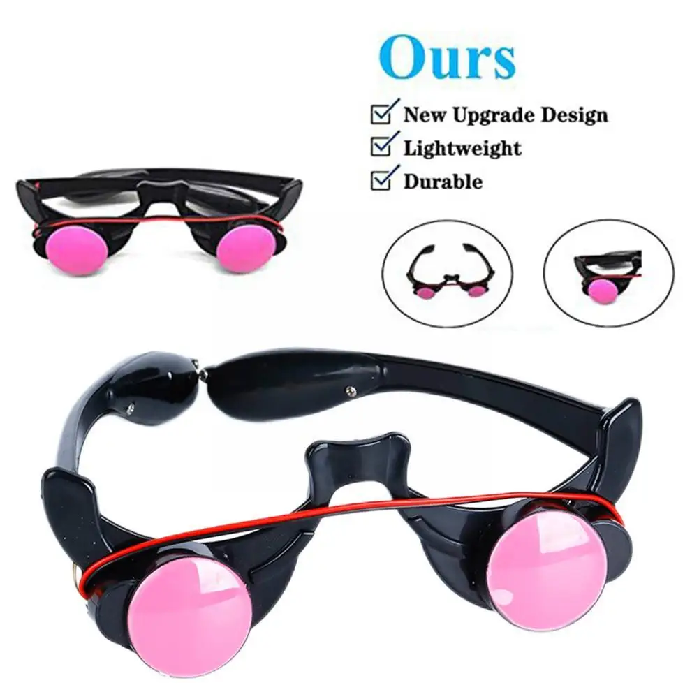 ליל כל הקדושים להאיר LED Eyewear אנימה משחק תפקידים אביזרי קוספליי חידוש משקפיים אביזרים-מסיכות עיניים מצחיק זוהר אדום הרשות O6C2 - 4