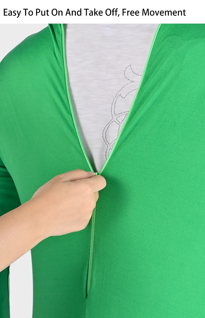 מסך ירוק החליפה צילום רקע היעלמות יוניסקס ספנדקס נמתח העור בגד גוף בלתי נראה אפקט צילום וידאו רקע - 4