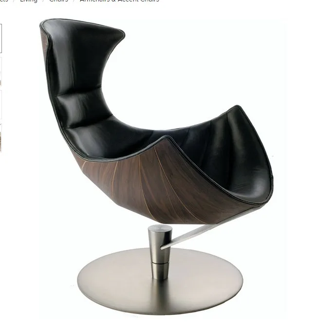 נוח הרהיטים בסלון פיורדים bentwood לונד & Paarmann לובסטר עיצוב המבטא את הכיסא עם העות ' מאנית - 4