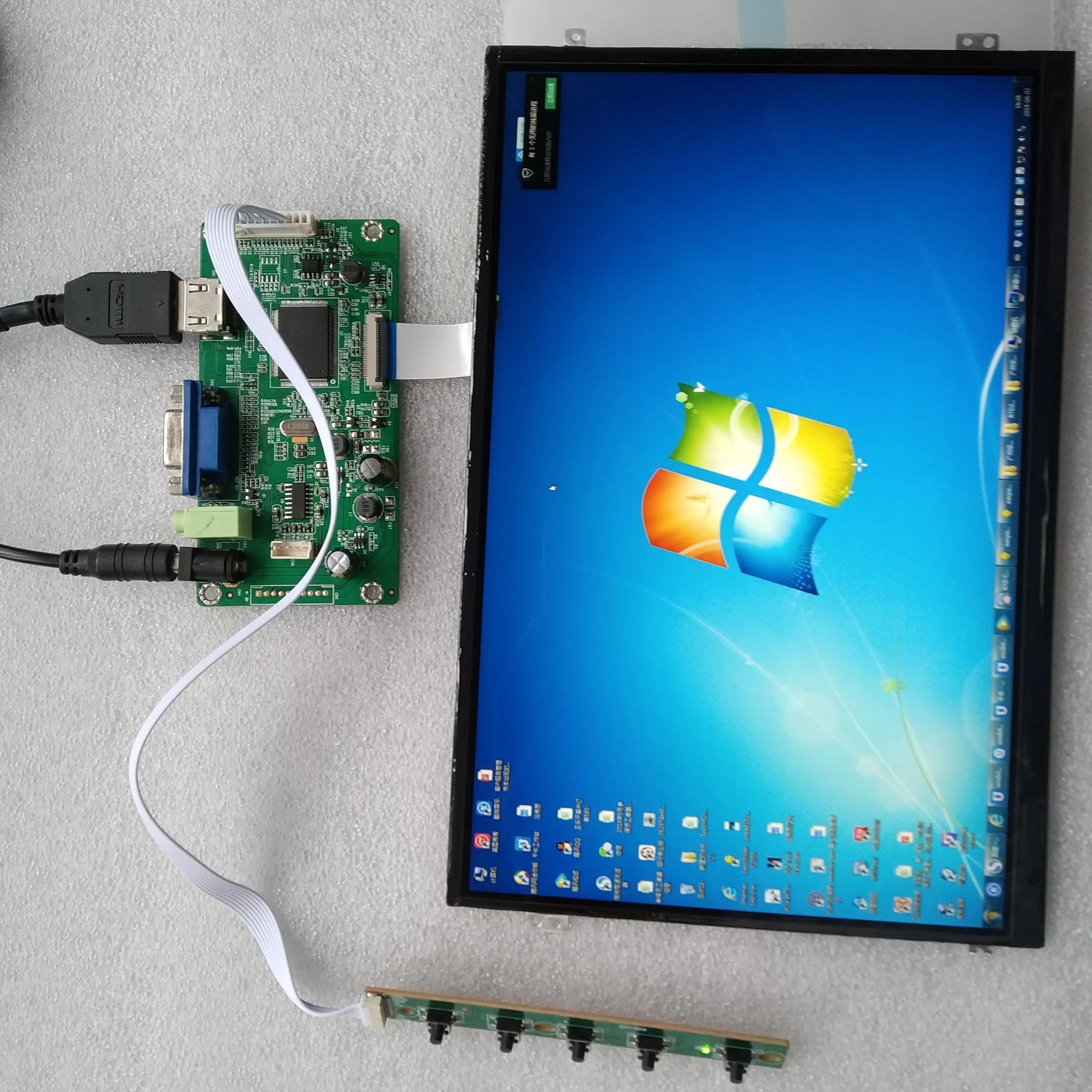 על NT156WHM-T03 LCD נהג EDP צג LED 1366X768 15.6
